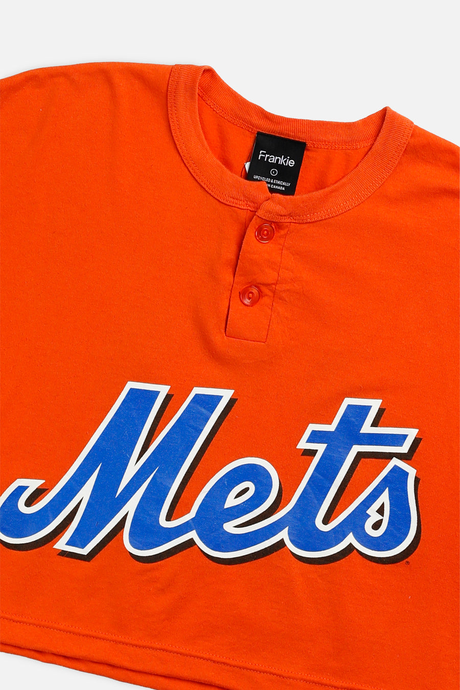 Rework NY Mets MLB Crop Tee - L