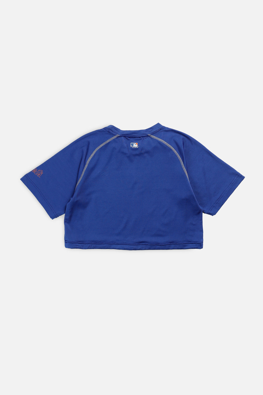 Rework NY Mets MLB Crop Tee - XS