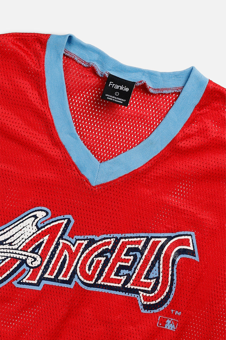 Rework Crop Anaheim Angels MLB Jersey - L