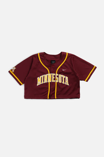 Rework Crop Minnesota Golden Gophers NCAA Baseball Jersey - M