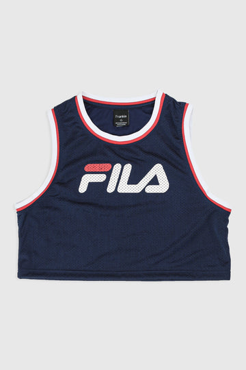 Rework FILA Crop Basketball Jersey - XL