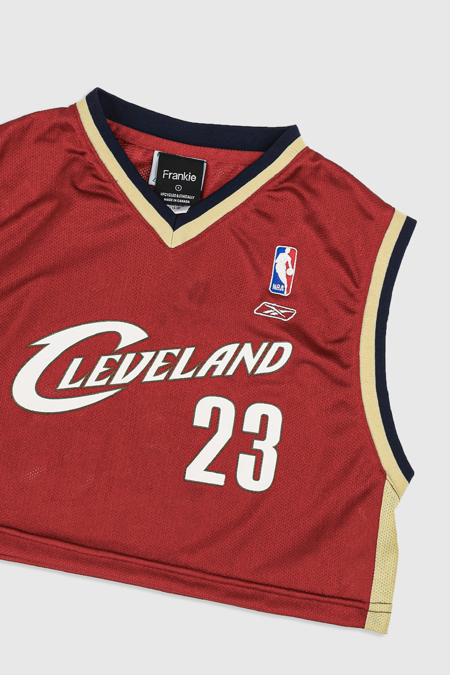 Rework Cleveland Cavaliers Crop Jersey - S, M