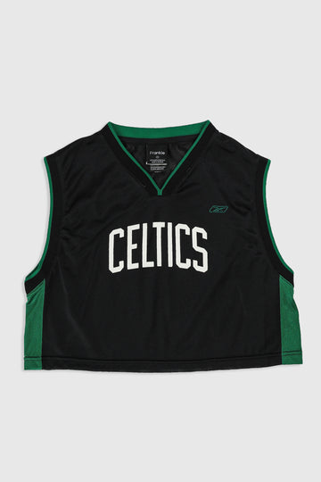 Rework Boston Celtics Crop Jersey - XL