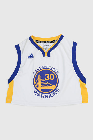 Rework Warriors Curry Crop Jersey - M