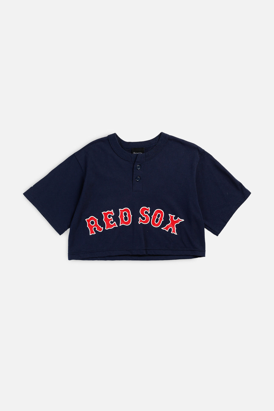 Rework Boston Red Sox MLB Crop Tee - XS