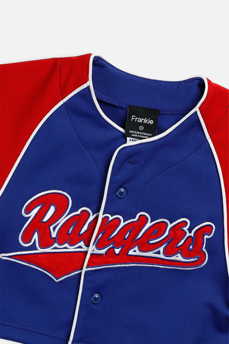 Rework Crop Texas Rangers MLB Jersey - XS