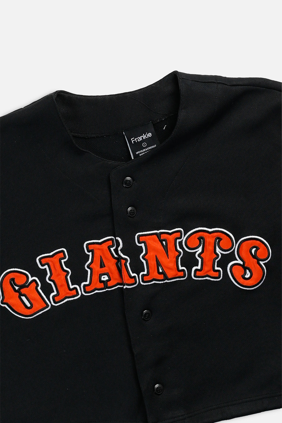 Rework Crop San Francisco Giants MLB Jersey - L