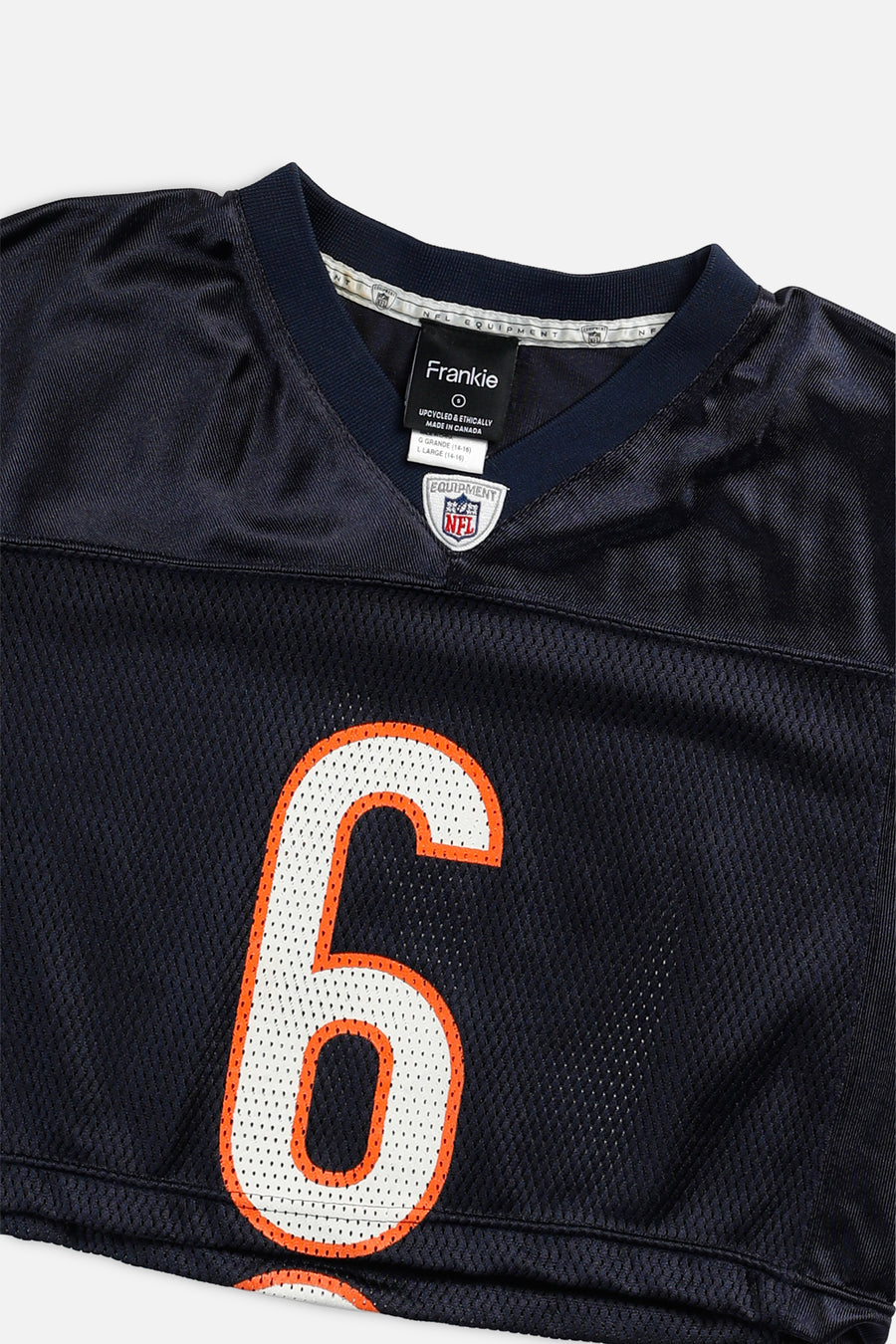 Rework Crop Chicago Bears NFL Jersey - S