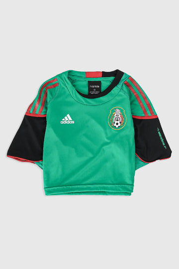 Rework Crop Mexico Soccer Jersey - XS