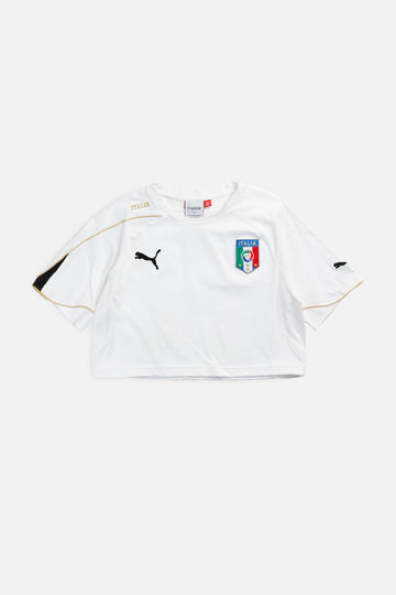 Rework Crop Italy Soccer Tee - S