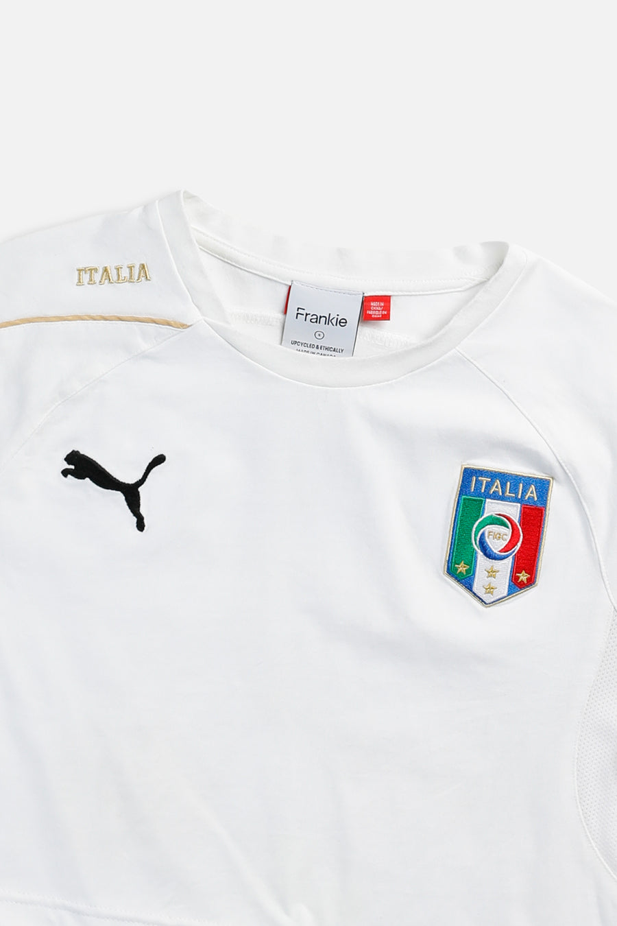 Rework Crop Italy Soccer Tee - S