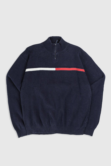 Vintage Tommy 1/4 Zip Sweater
