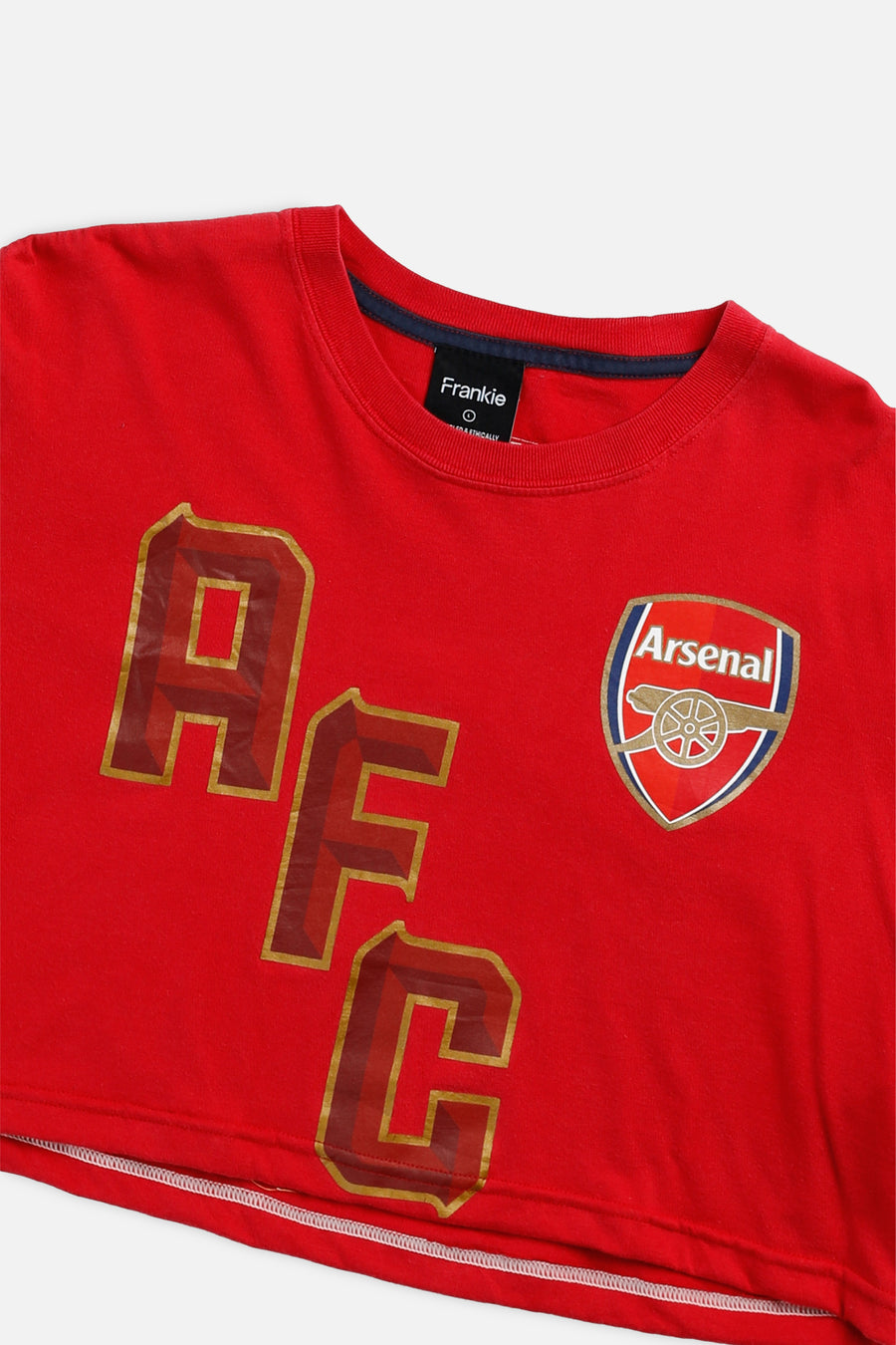 Rework Crop Arsenal Soccer Tee - L