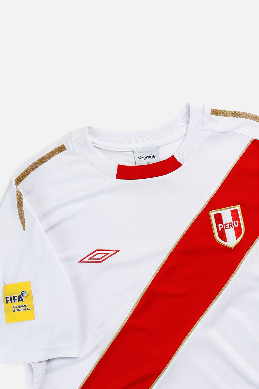 Rework Crop Peru Soccer Jersey - XL