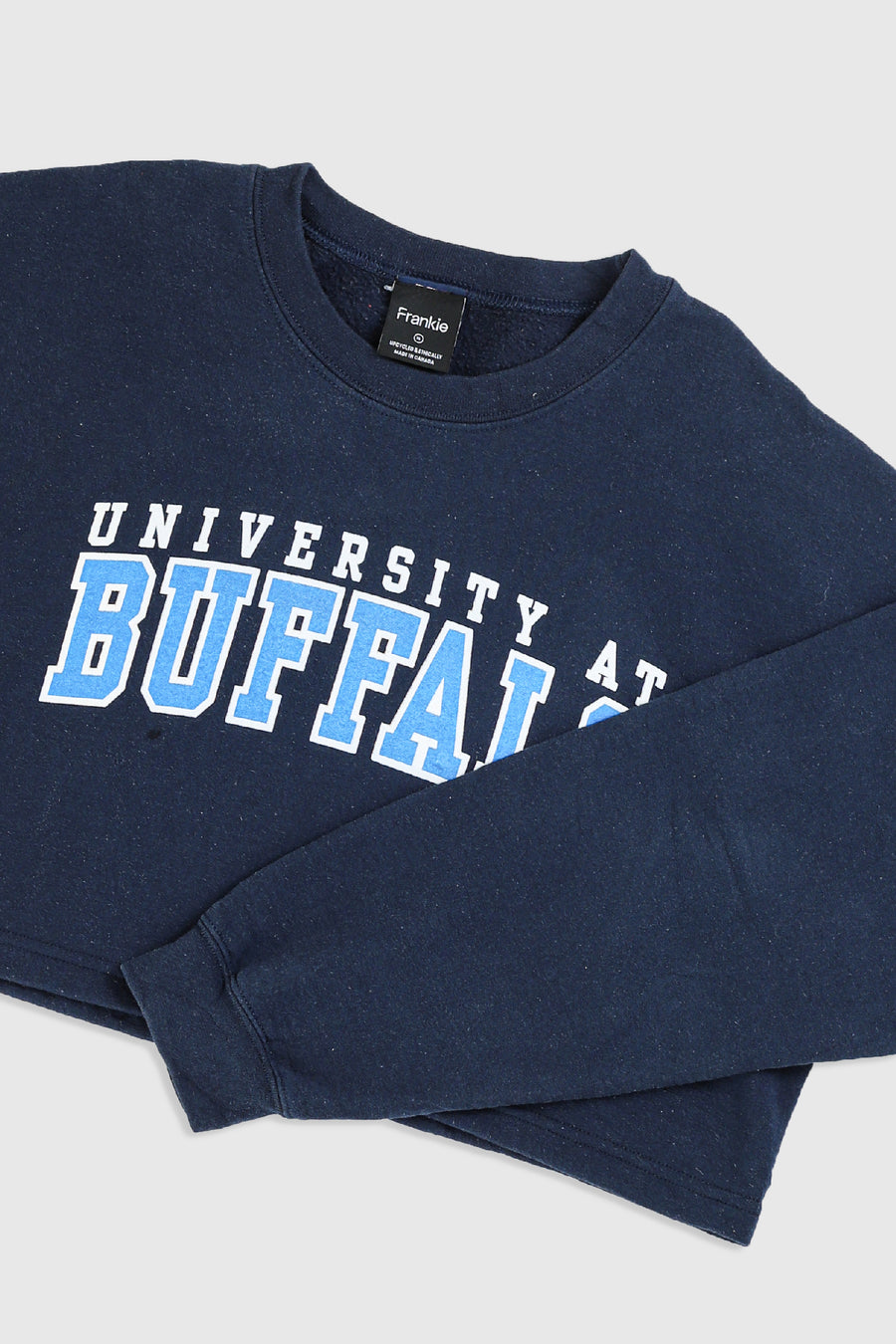 Rework Buffalo University Crop Sweatshirt - XL