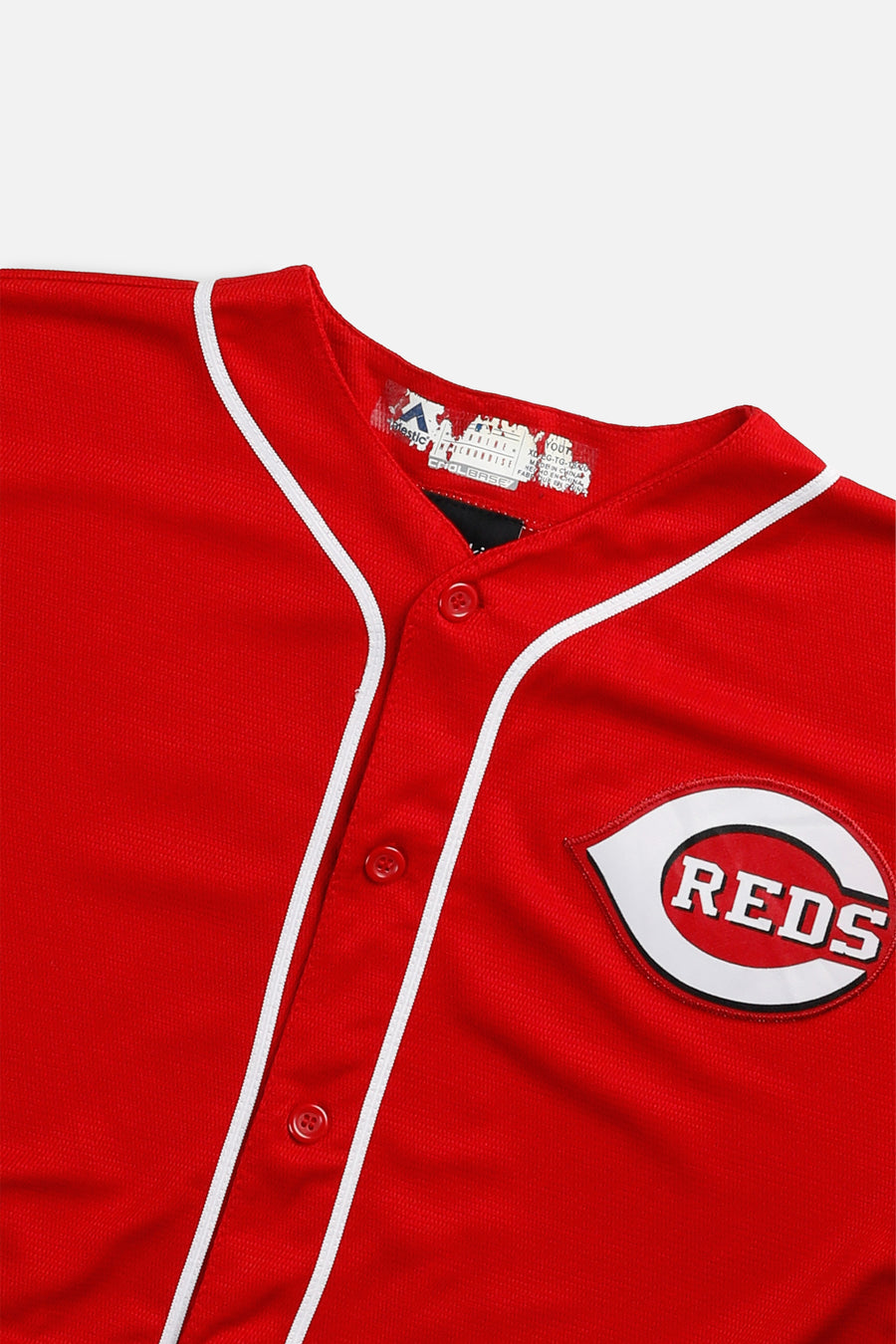 Rework Crop Cincinnati Reds MLB Jersey - M