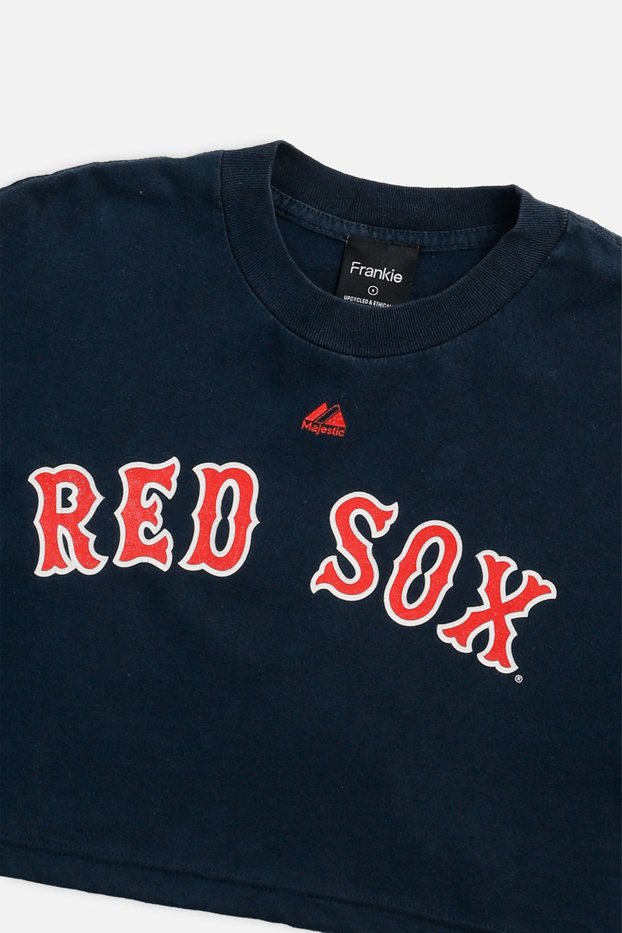 Rework Boston Red Sox MLB Crop Tee - S