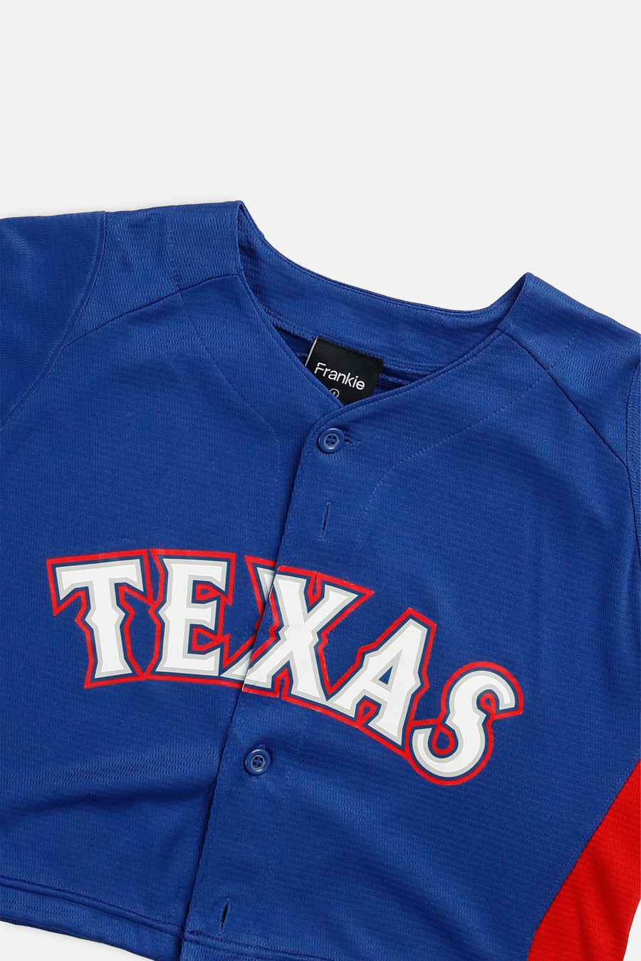 Rework Crop Texas Rangers MLB Jersey - S