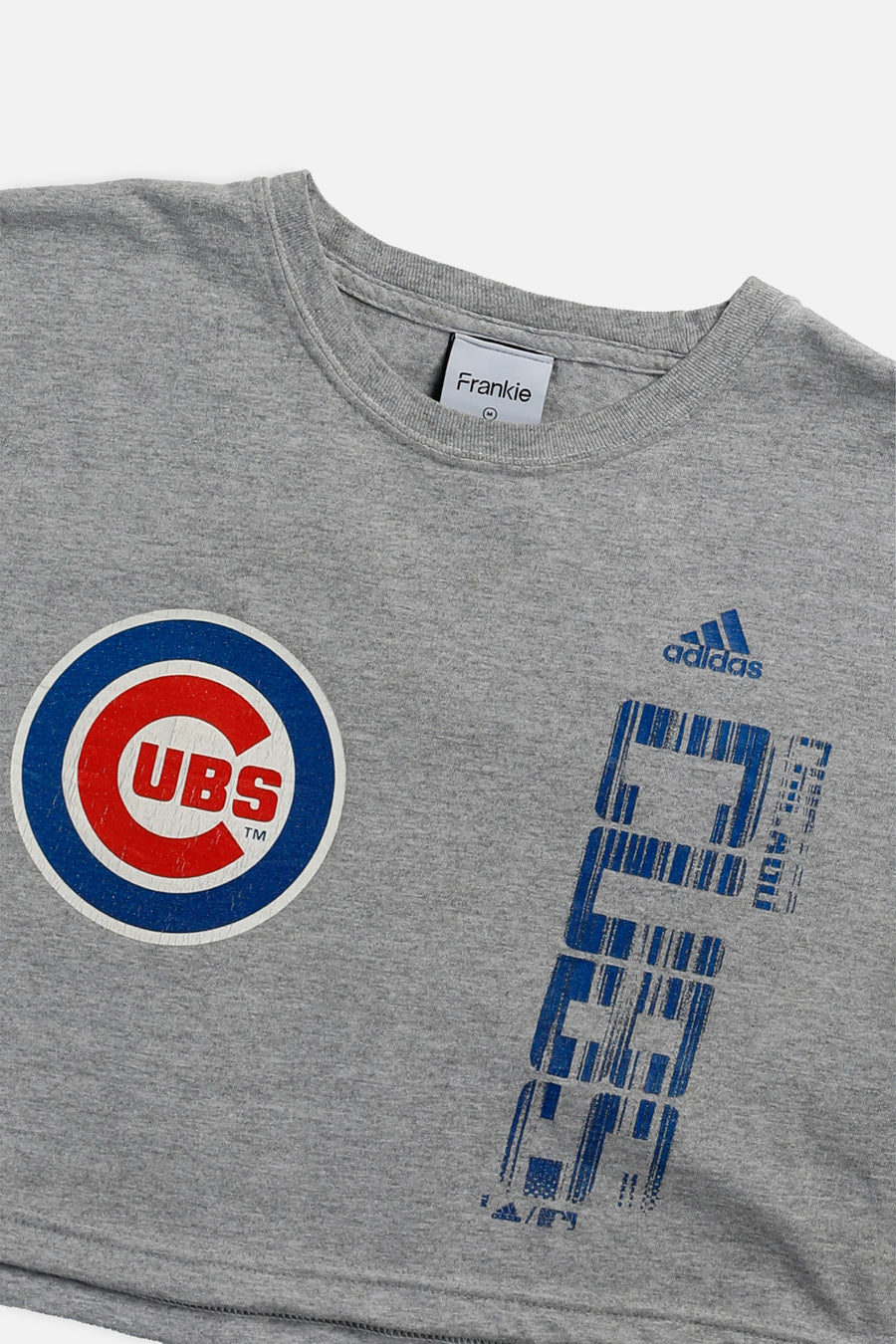 Rework Chicago Cubs MLB Crop Tee - M