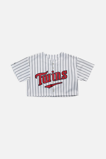 Rework Crop Minnesota Twins MLB Jersey - M