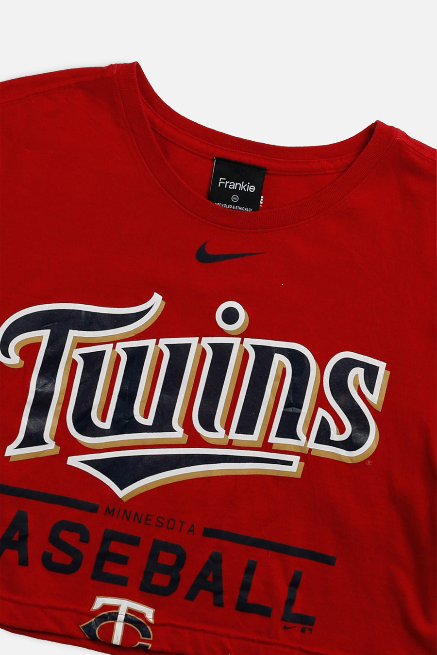 Rework Minnesota Twins MLB Crop Tee - XS