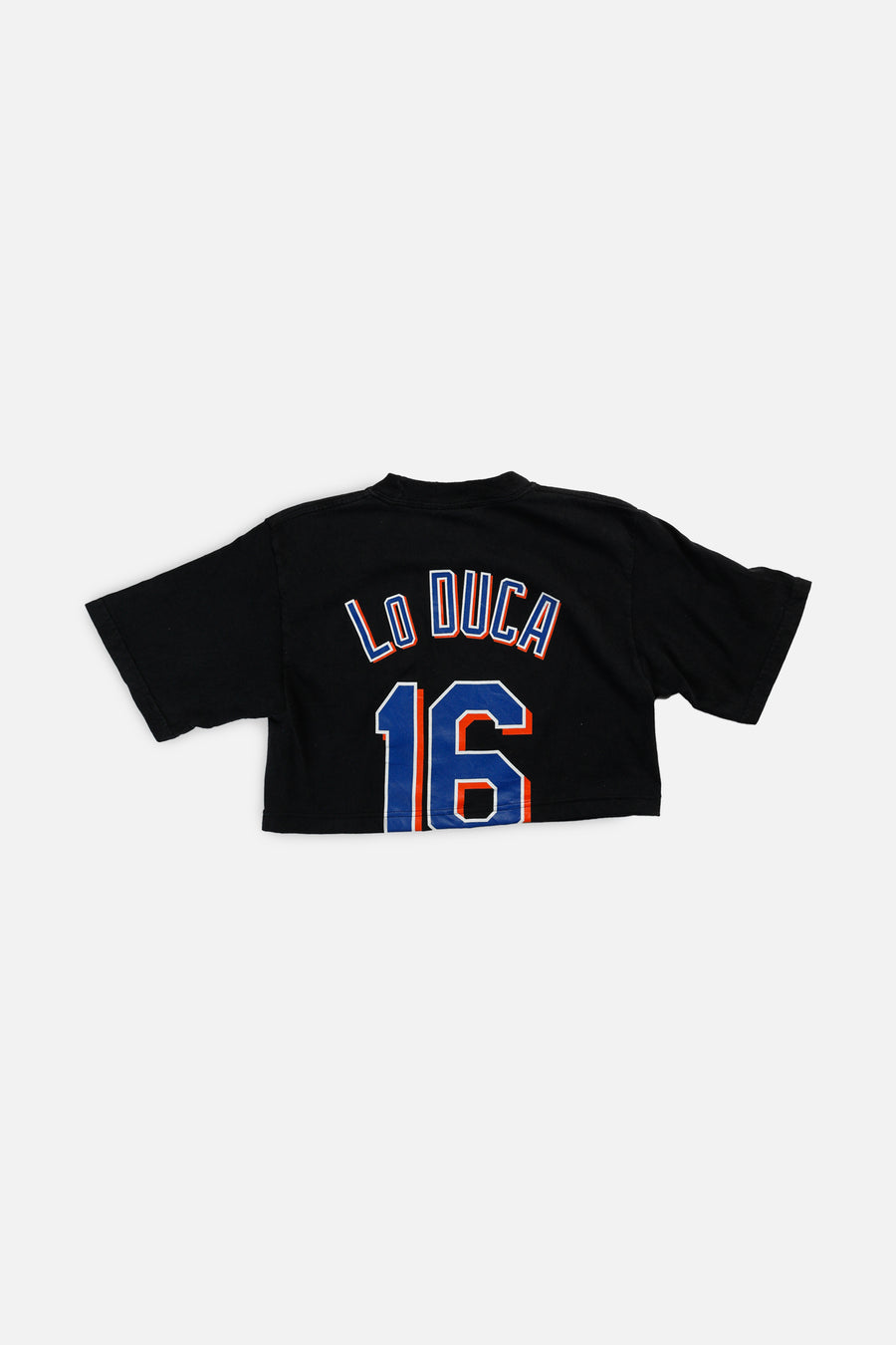 Rework NY Mets MLB Crop Tee - XS