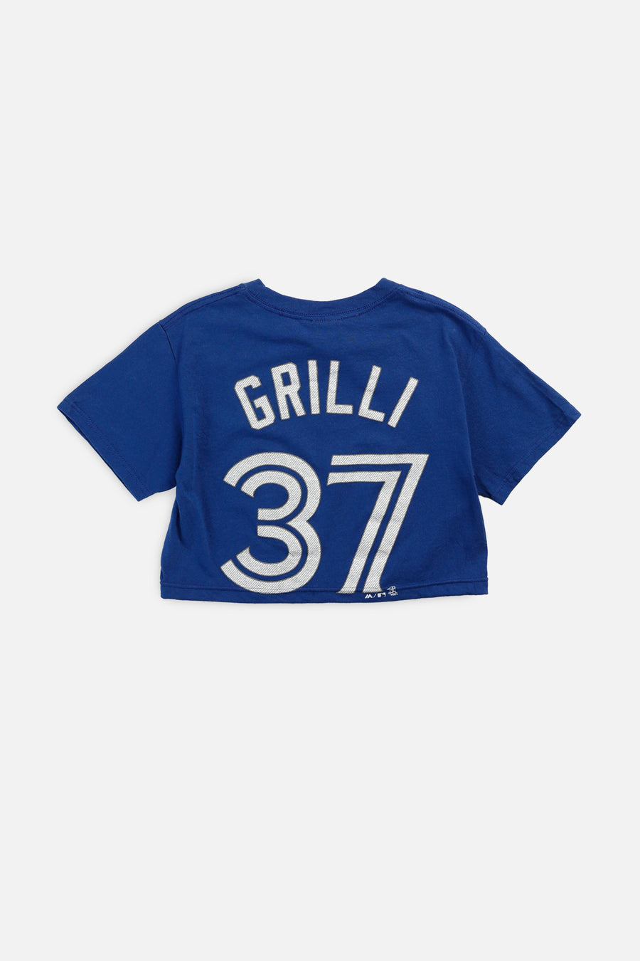 Rework Toronto Blue Jays MLB Crop Tee - XS