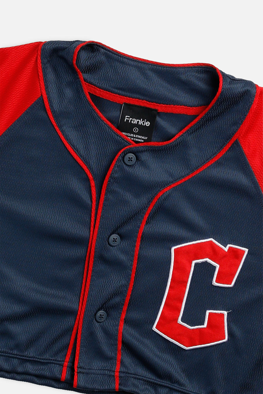 Rework Crop Cleveland Guardians MLB Jersey - S