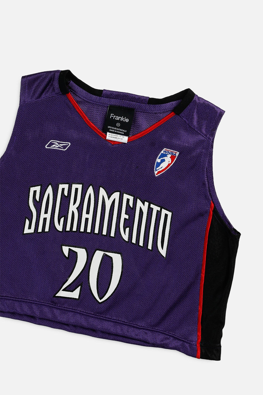 Rework Sacramento Monarchs NBA Crop Jersey - XS