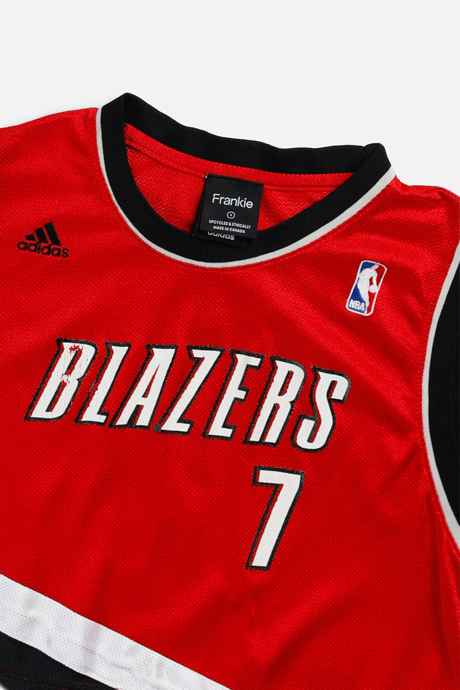 Rework Portland Trailblazers NBA Crop Jersey - S