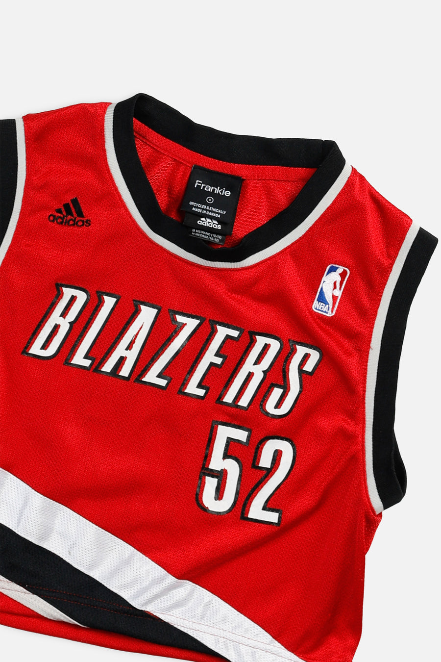 Rework Portland Trailblazers NBA Crop Jersey - S