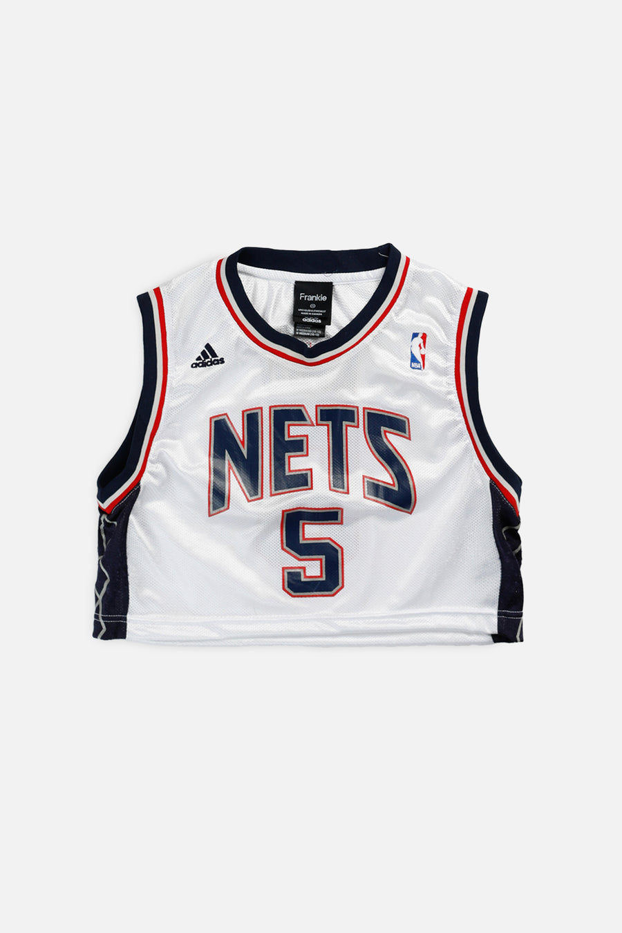 Rework New Jersey Nets NBA Crop Jersey - XS