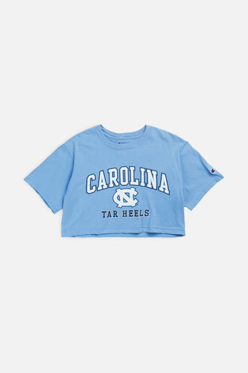 Rework Carolina Tar Heels NCAA Crop Tee - XS