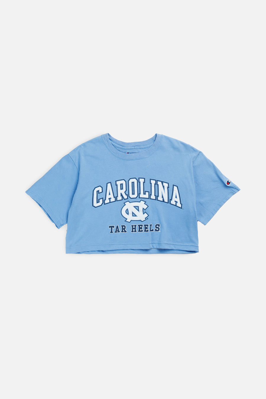 Rework Carolina Tar Heels NCAA Crop Tee - XS