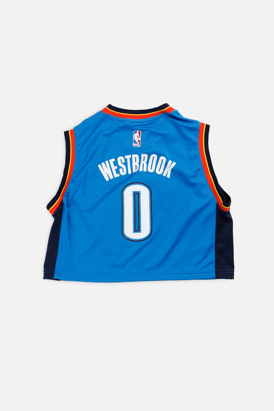 Rework Oklahoma City Thunder NBA Crop Jersey - M