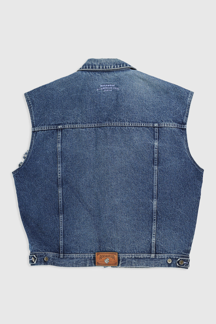 Vintage Rocawear Denim Vest - 2XL
