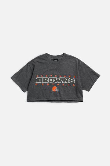 Rework Cleveland Browns NFL Crop Tee - M