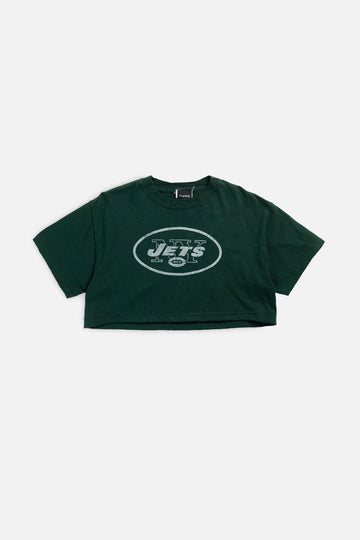 Rework NY Jets NFL Crop Tee - M