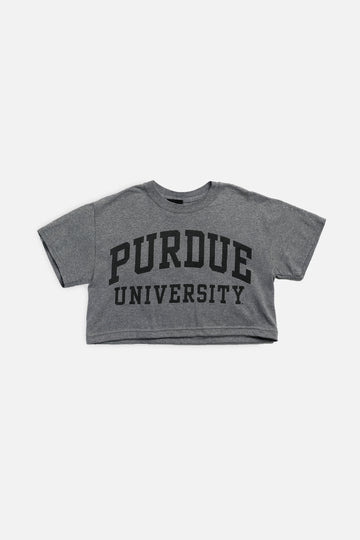 Rework Purdue University Crop Tee - S