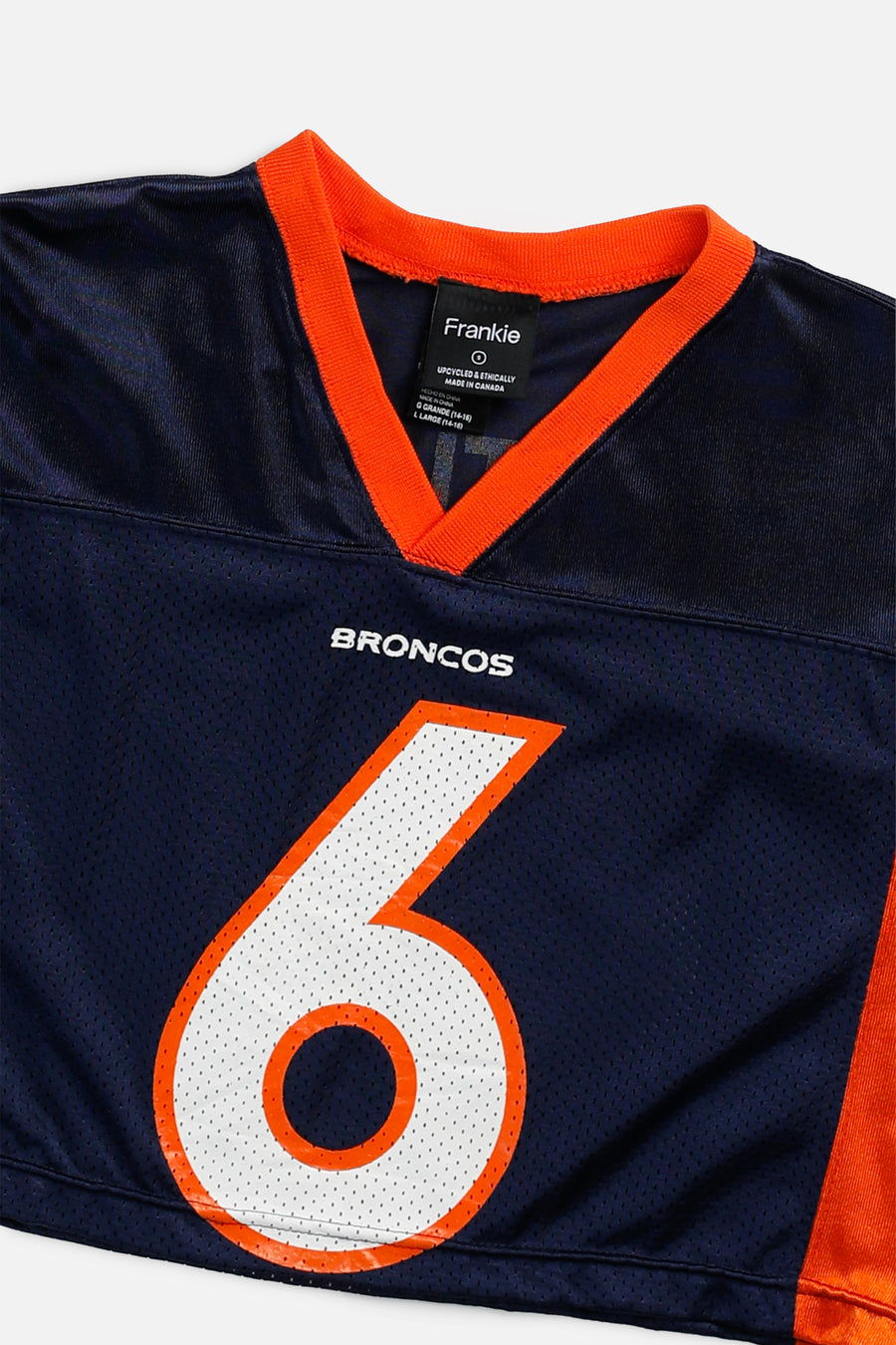 Rework Crop Denver Broncos NFL Jersey - S