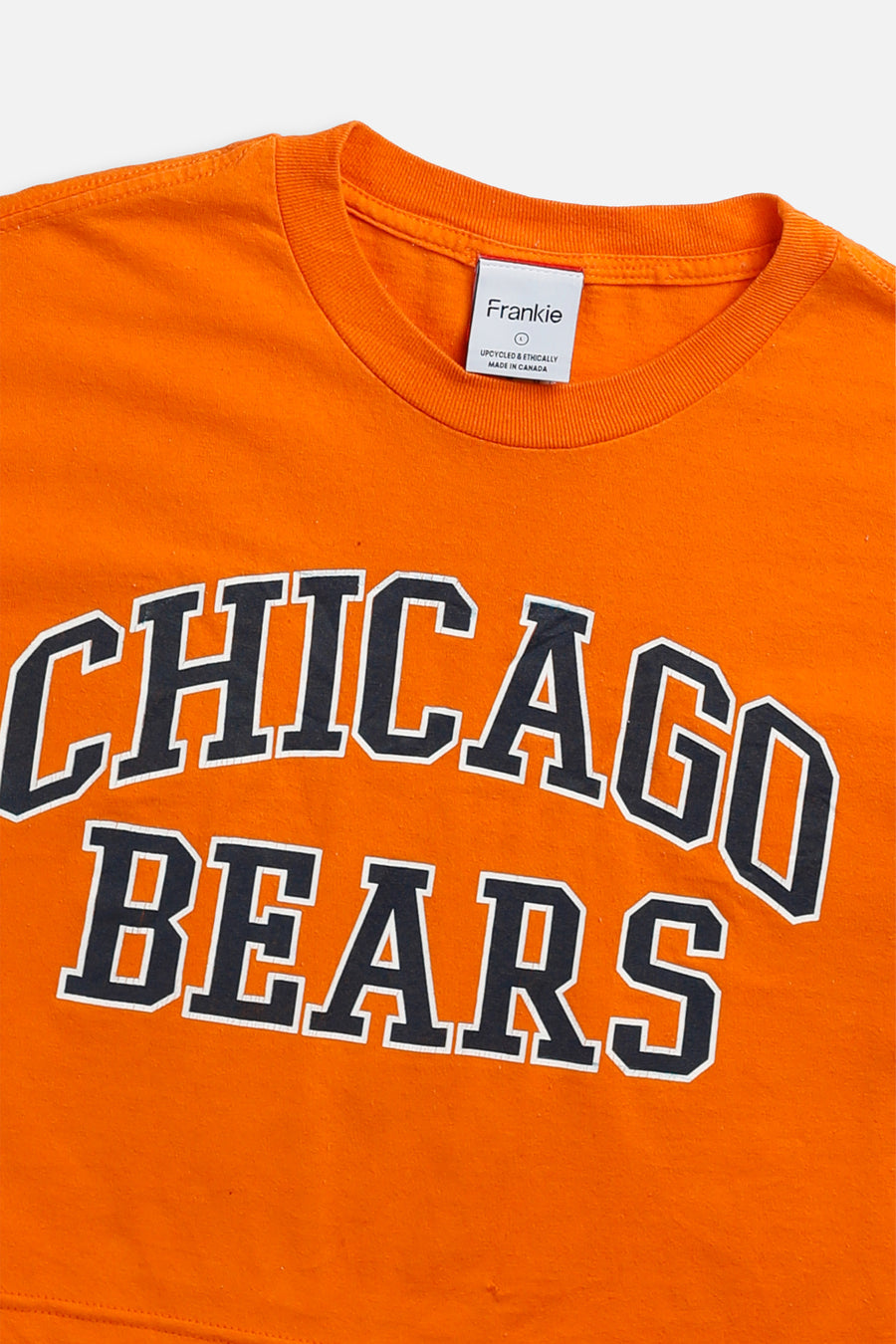 Rework Chicago Bears NFL Crop Tee - L