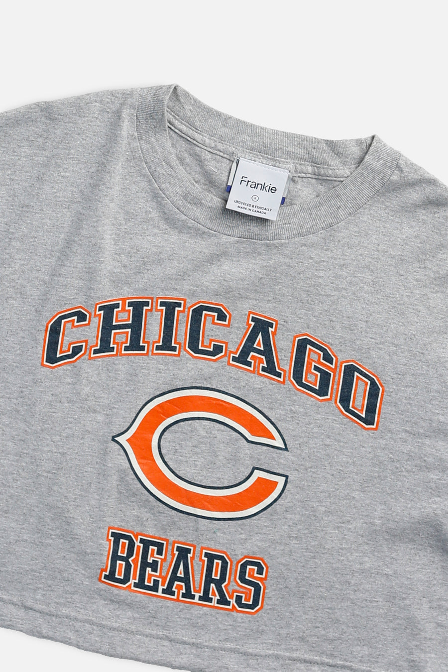 Rework Chicago Bears NFL Crop Tee - S