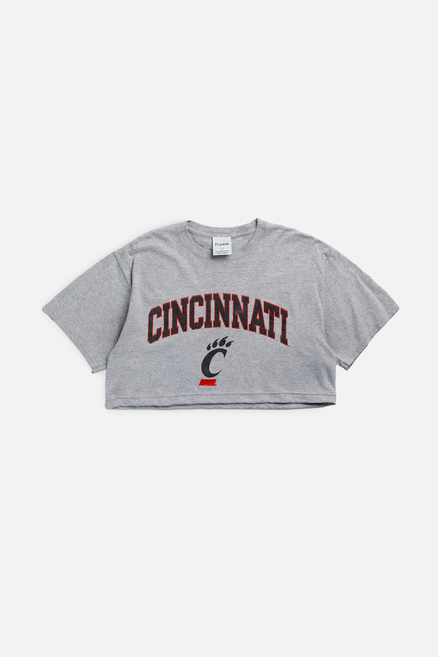 Rework Cincinnati Bearcats NCAA Crop Tee - S