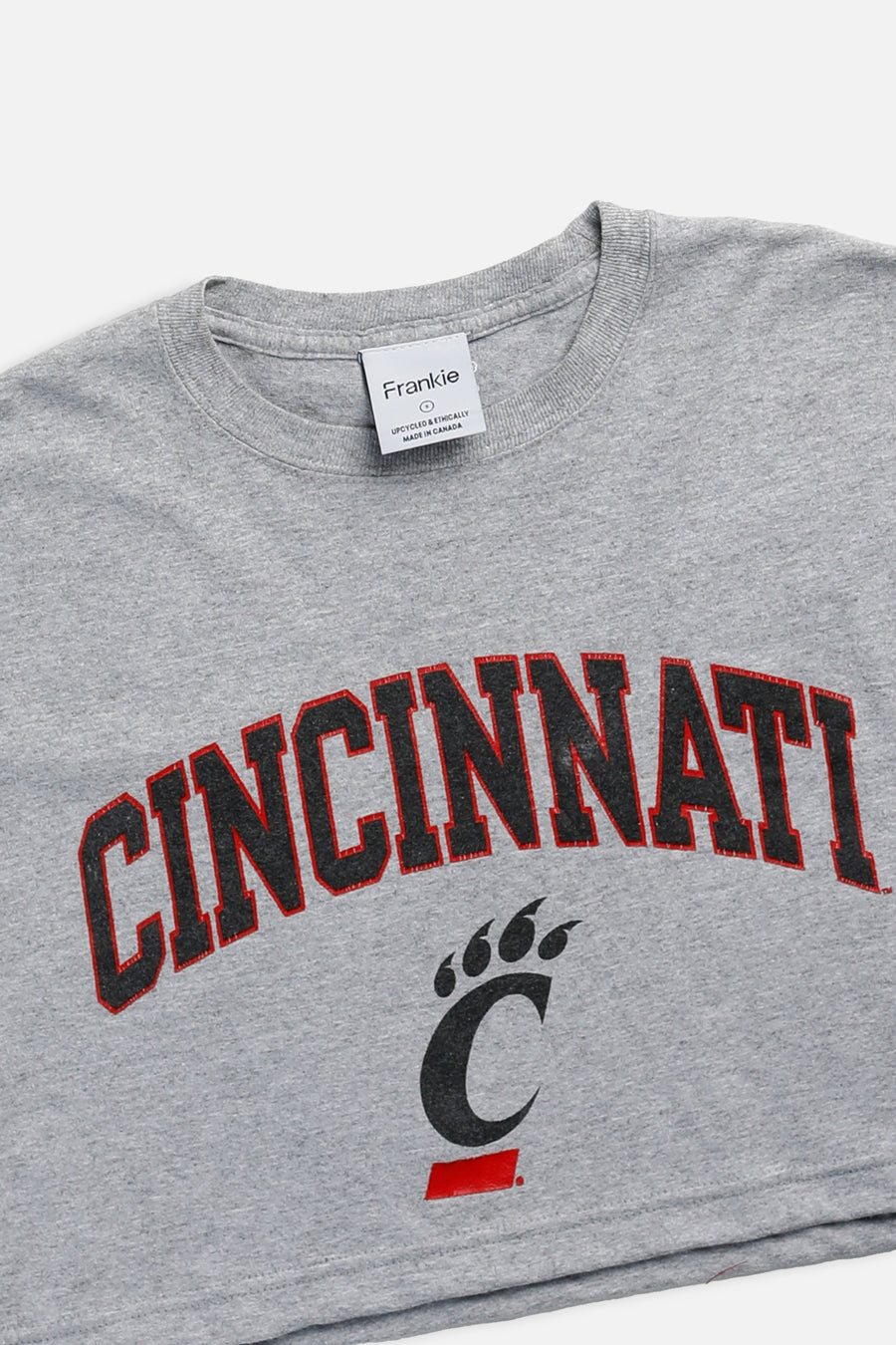 Rework Cincinnati Bearcats NCAA Crop Tee - S