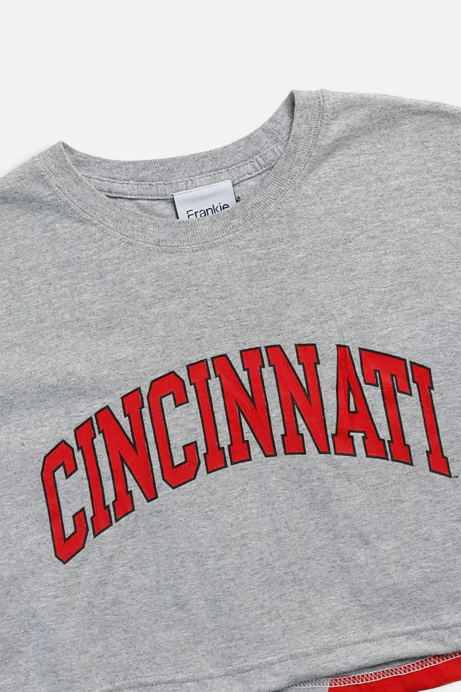 Rework Cincinnati Bearcats NCAA Crop Tee - XS