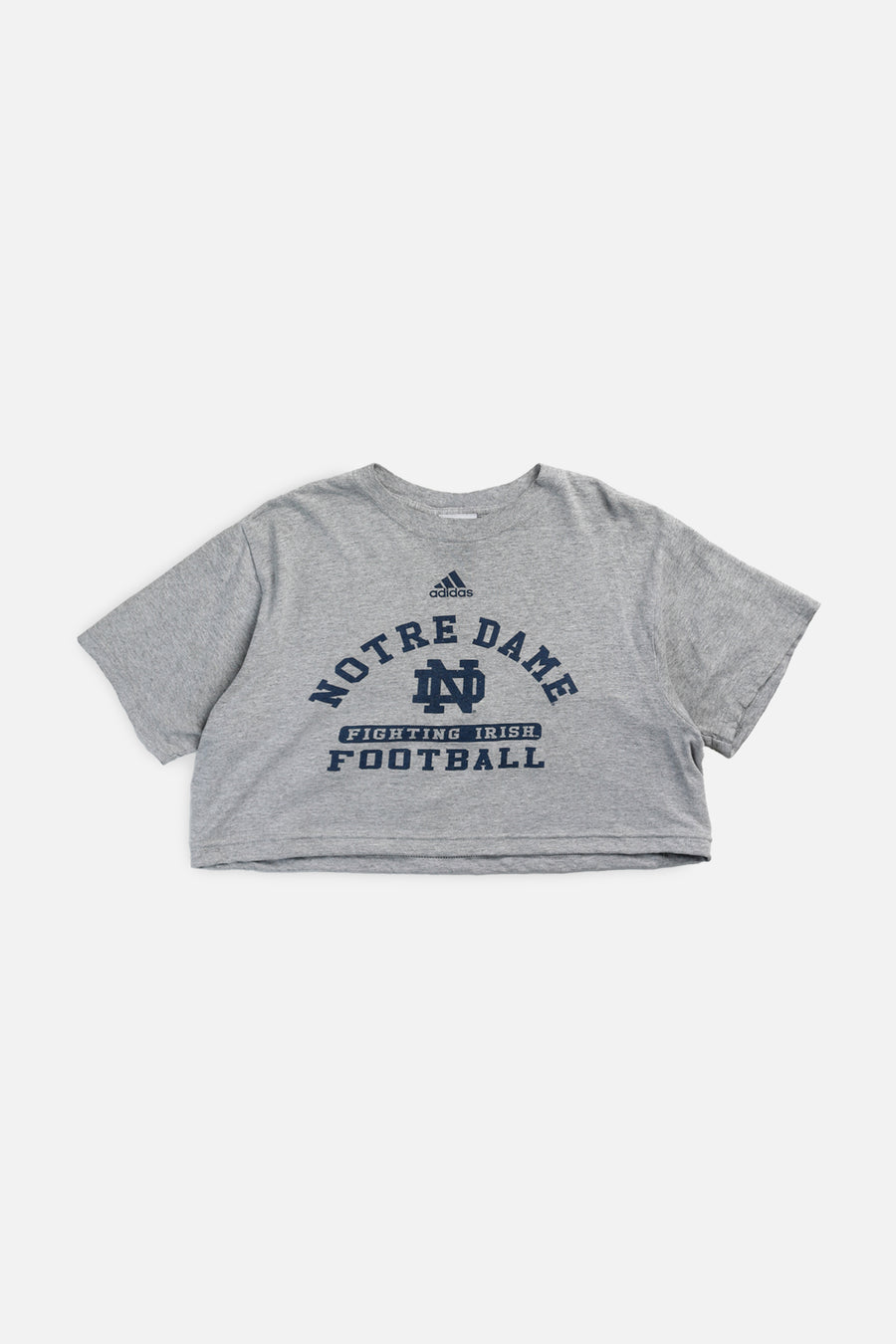 Rework Notre Dame Fighting Irish NCAA Crop Tee - S