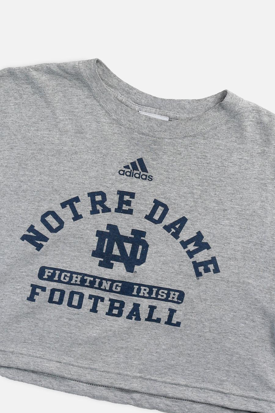 Rework Notre Dame Fighting Irish NCAA Crop Tee - S