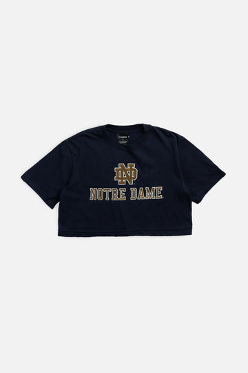 Rework Notre Dame Crop Tee - S