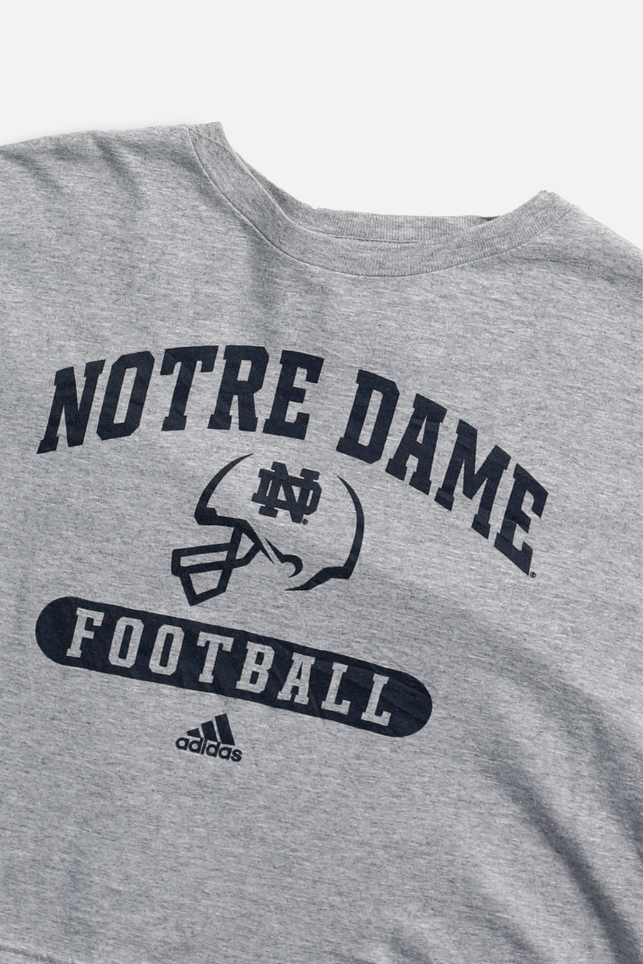 Rework Notre Dame Football Crop Tee - XL