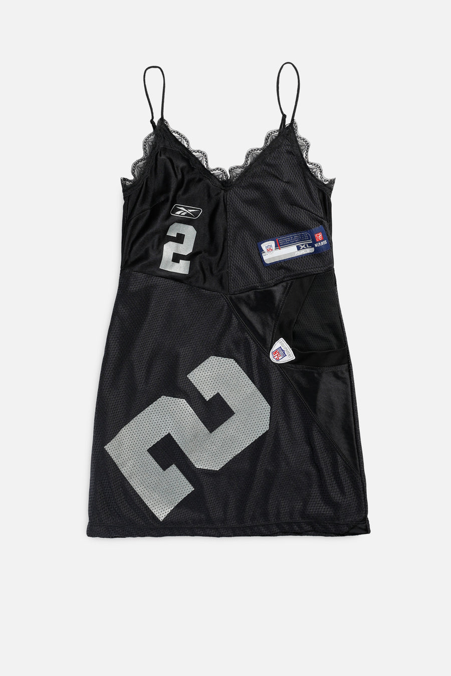 Rework Las Vegas Raiders NFL Lace Dress - S